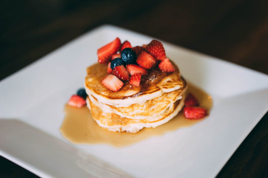 Banana and oat pancakes